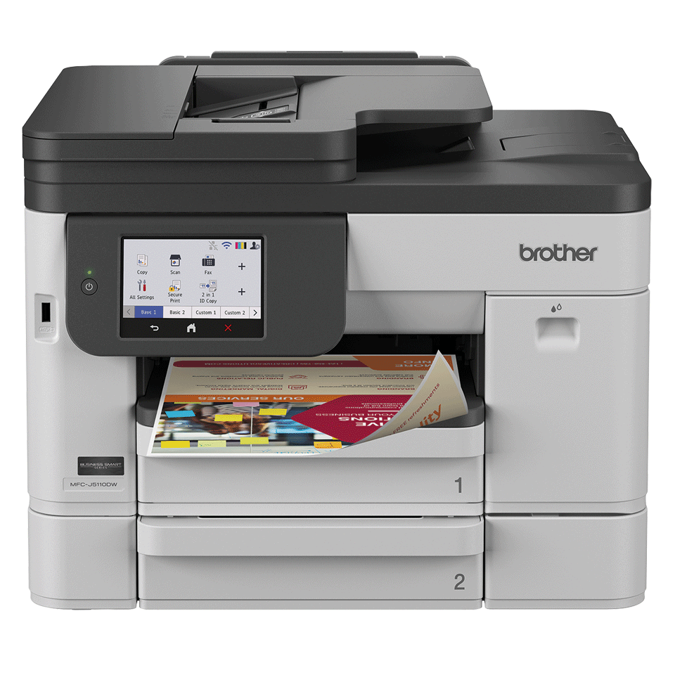 Multifonction jet d'encre couleur Brother MFC-J5110DW, A4, 28 ipm, recto verso, Wi-Fi