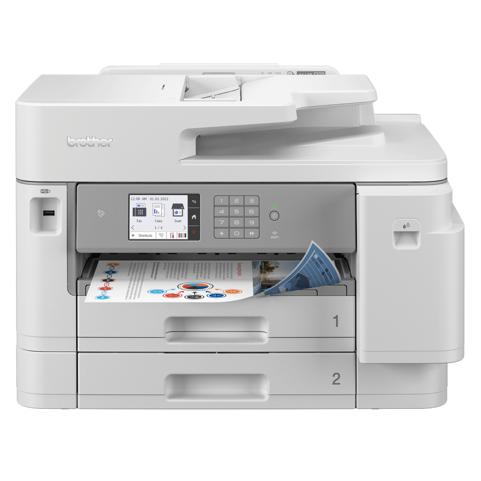 Multifonction jet d'encre couleur Brother MFC-J5955DW, A3, 30 ipm, recto verso, Wi-Fi