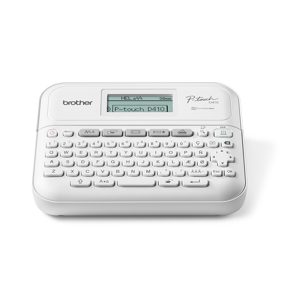 [PTD410YP1] Brother PT-D410 Beschriftungsgerät, bis 18 mm, USB