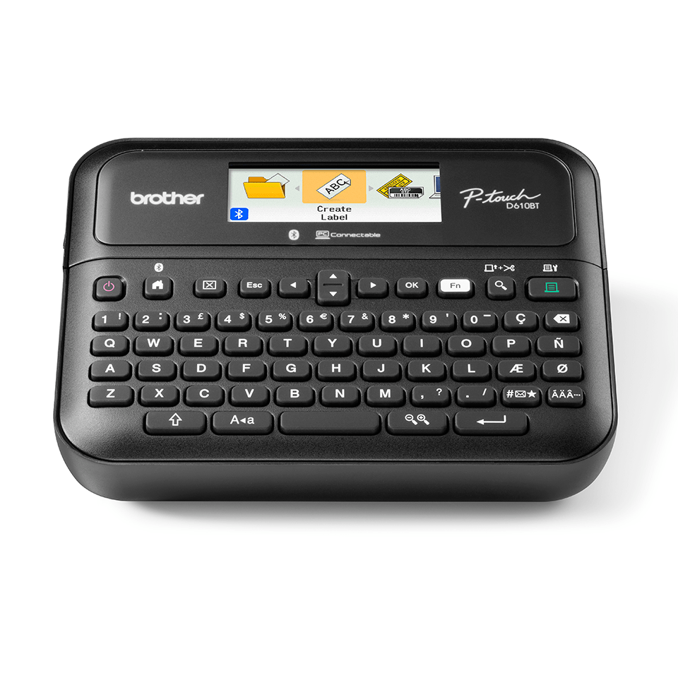 Étiqueteuse Brother PT-D610BTVP, support jusqu’à 24 mm, Bluetooth, USB