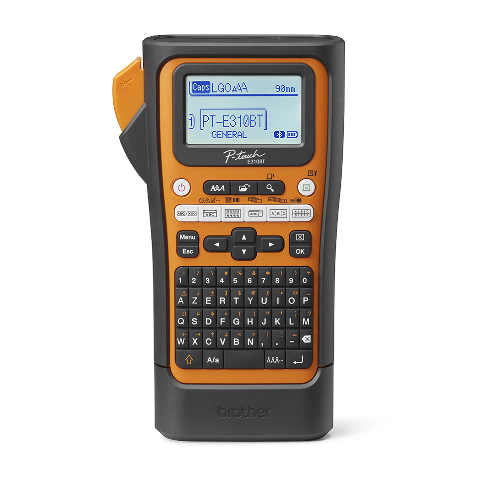 [PTE310BTVPYP1] Étiqueteuse Brother PT-E310BTVP, support jusqu’à 18 mm, Bluetooth, USB