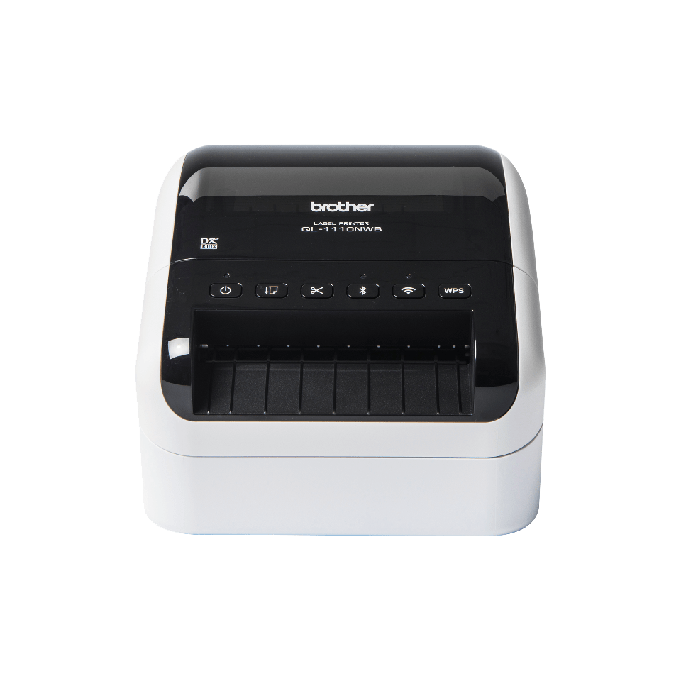[QL1110NWBCUA1] Imprimante d'étiquettes Brother QL-1110NWBC, jusqu'à 104 mm, Bluetooth, Wi-Fi