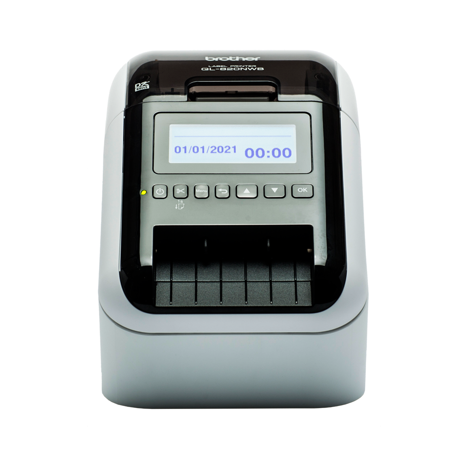 [QL820NWBCVMXX1] Brother QL-820NWBCVM label printer, up to 62 mm, Bluetooth, Wi-Fi