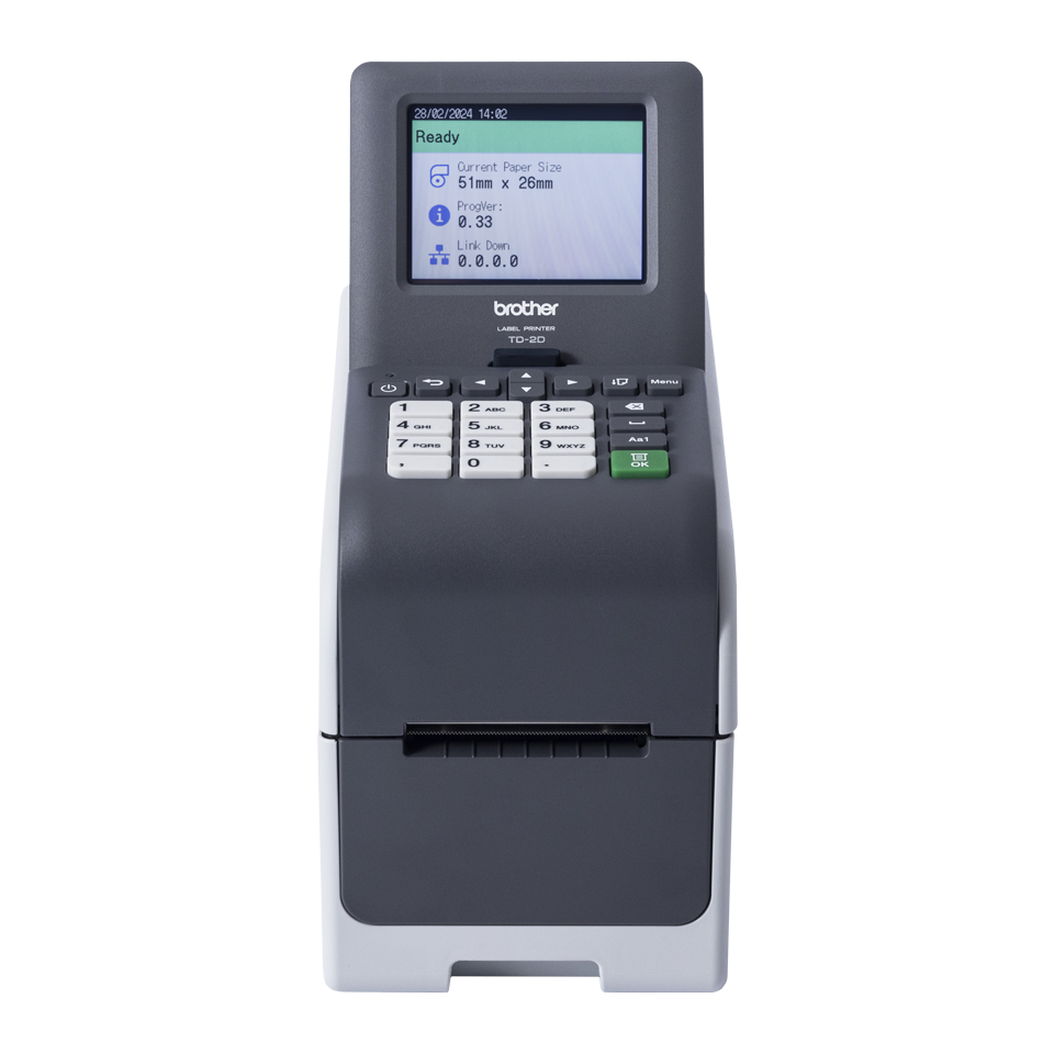 [TD2320DSA300Z1] Brother TD-2320DSA300 label printer, up to 59 mm, network, USB