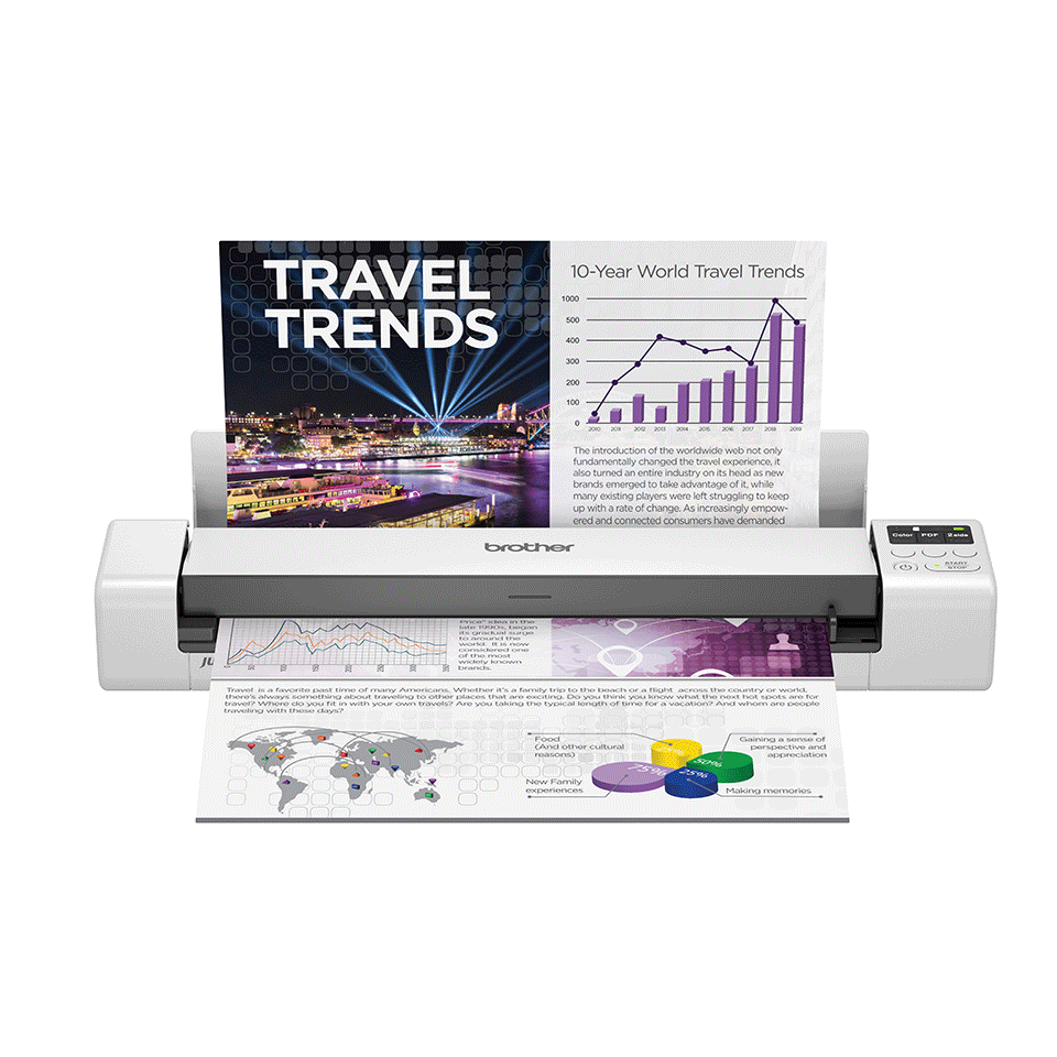 Brother DS-940DW Mobiler Scanner, A4, 15 S./Min., Duplex