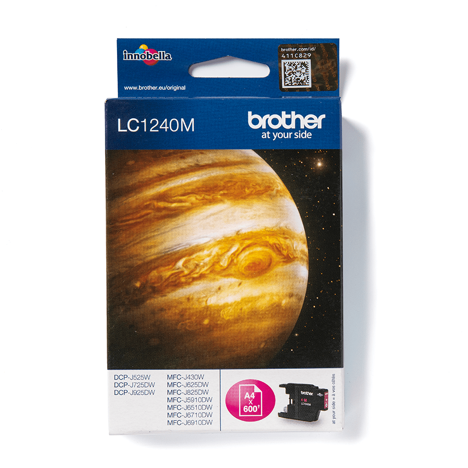 Brother LC-1240M / LC1240M magenta ink cartridge XL, 600 pages