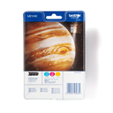 Pack cartouches d'encre Brother LC-1240RBWBP / LC1240RBWBP, 3 couleurs XL, 600 pages