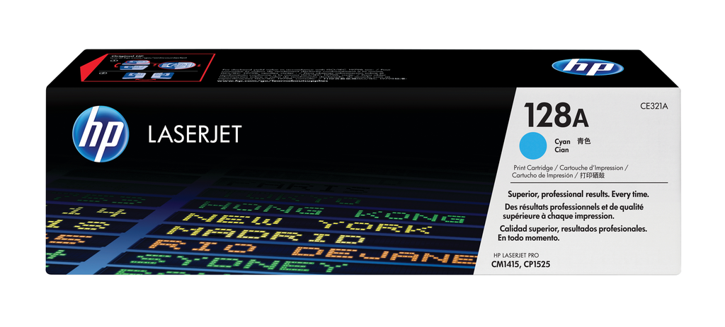 Toner HP 128A / CE321A cyan, 1 300 pages