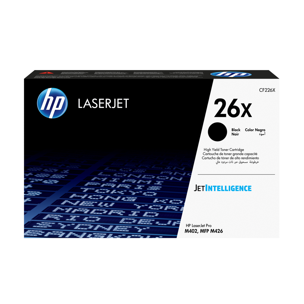 HP 26X / CF226X black XL toner, 9,000 pages