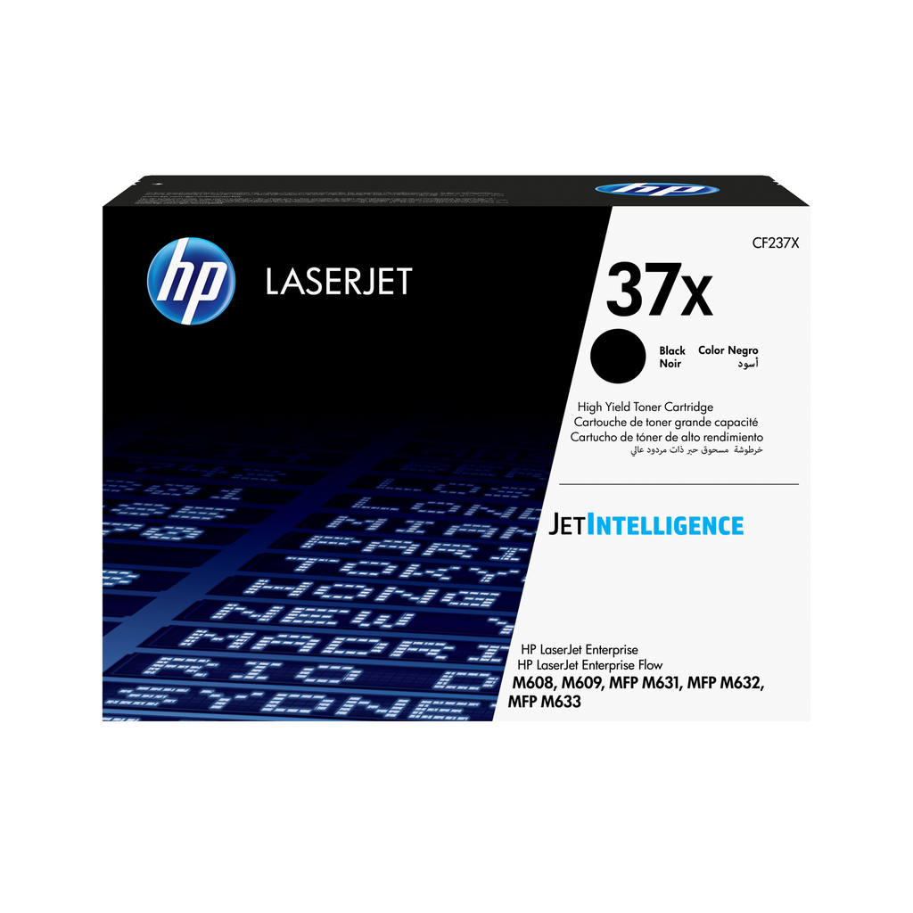 Toner HP 37X / CF237X Schwarz XL, 25.000 Seiten