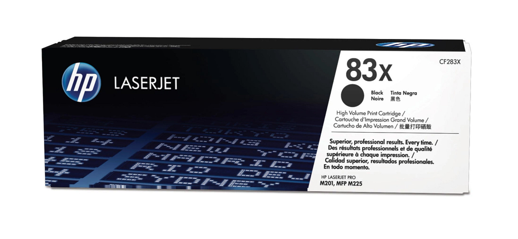 Toner HP 83X / CF283X Schwarz XL, 2.200 Seiten
