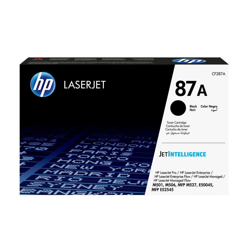 Toner HP 87A / CF287A noir, 8 550 pages
