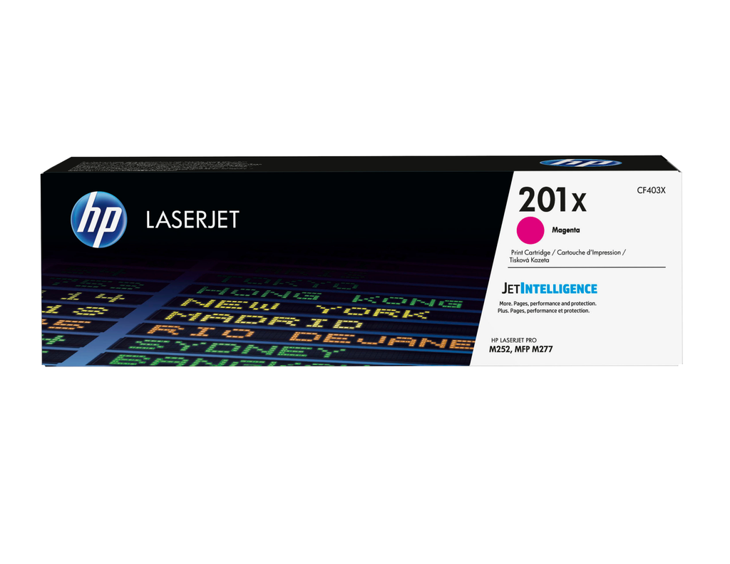HP 201X / CF403X magenta XL toner, 2,300 pages
