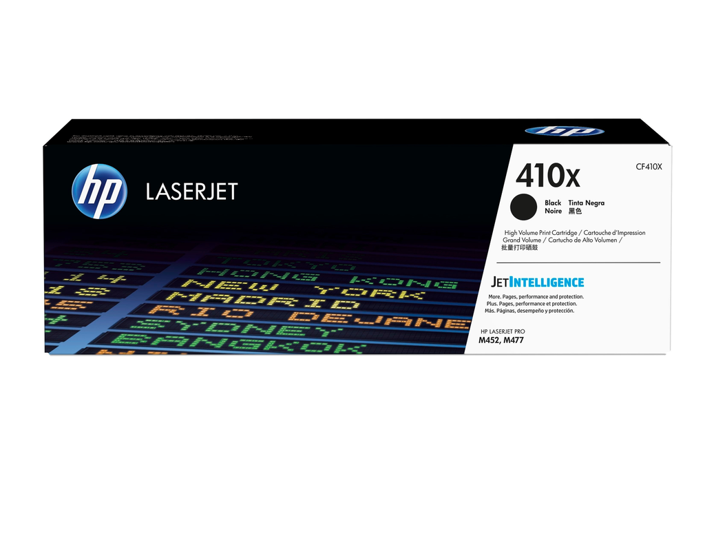 Toner HP 410X / CF410X noir XL, 6 500 pages