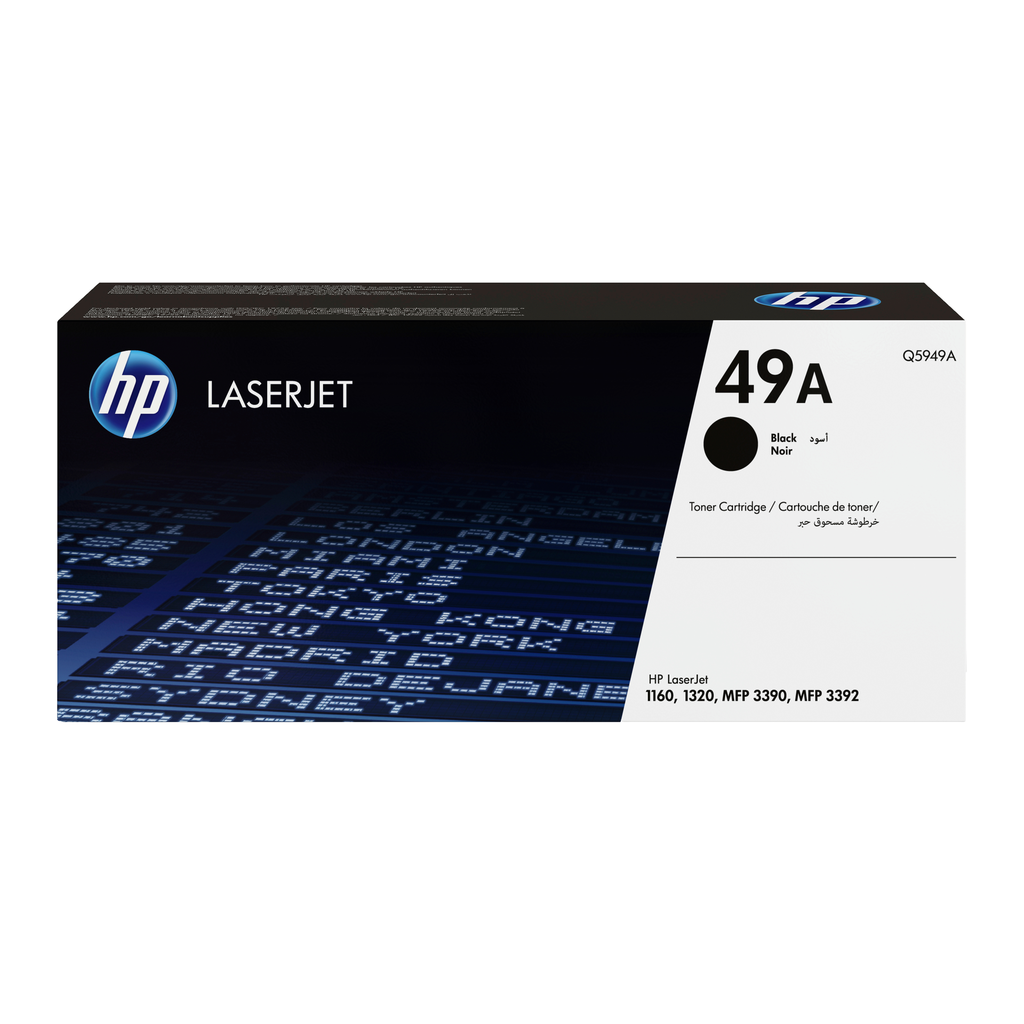 HP 49A / Q5949A black toner, 2,500 pages
