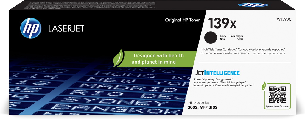 Toner HP 139X / W1390X Schwarz XL, 4.000 Seiten