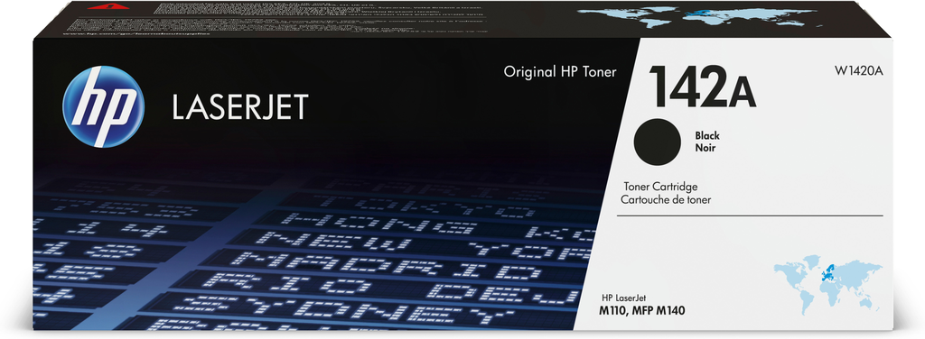 HP 142A / W1420A black toner, 950 pages