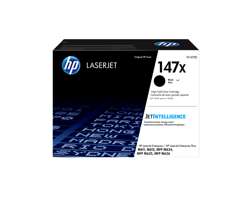 Toner HP 147X / W1470X noir XL, 25 200 pages