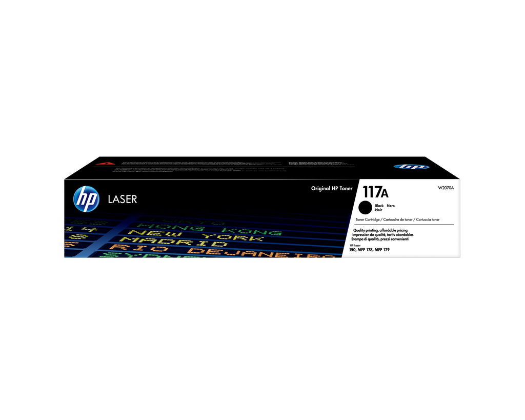 Toner HP 117A / W2070A Schwarz, 1.000 Seiten