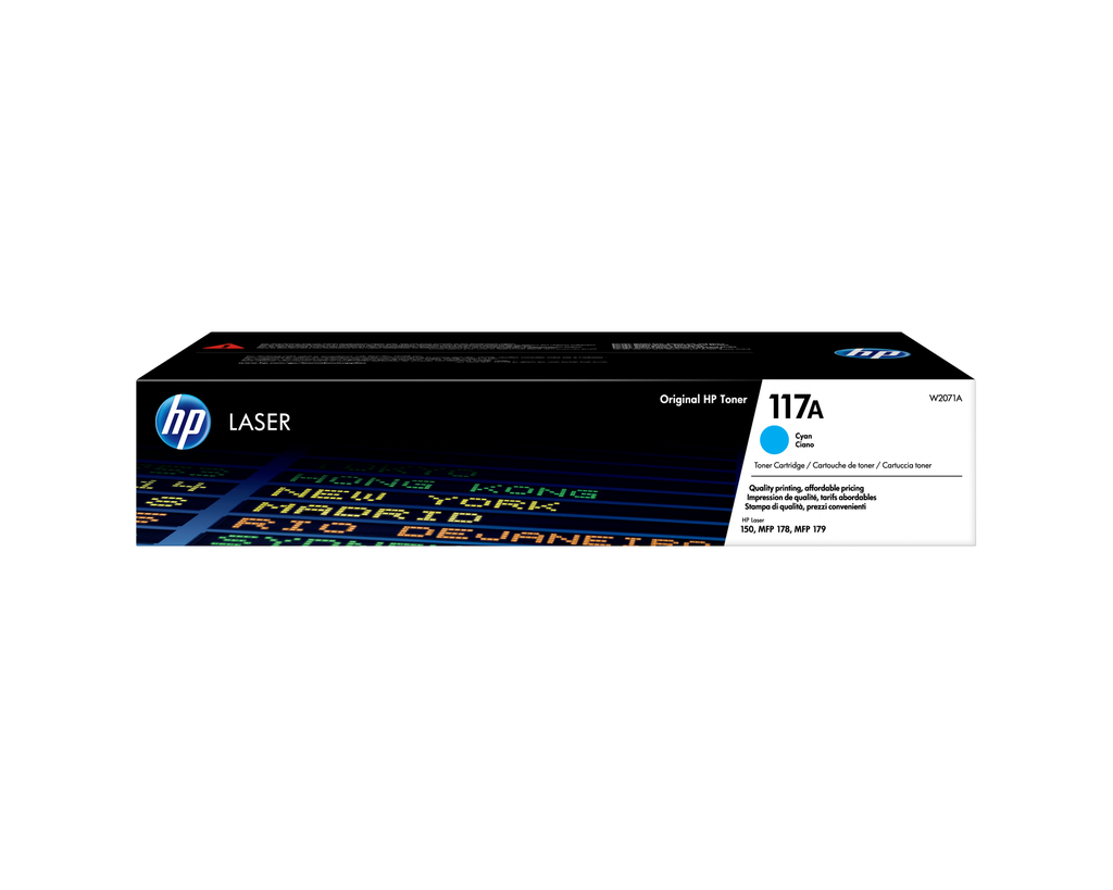 HP 117A / W2071A cyan toner, 700 pages