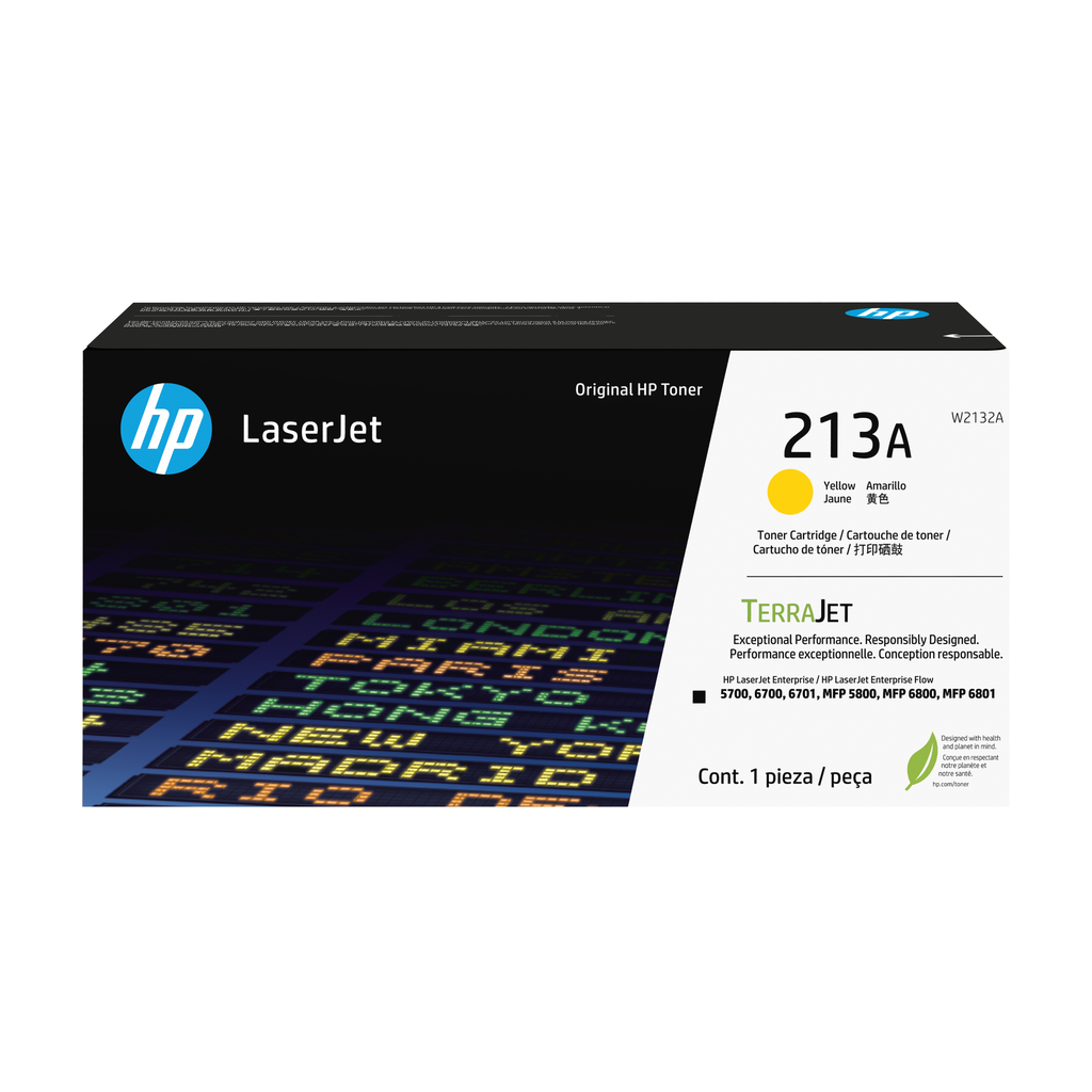 HP 213A / W2132A yellow toner, 3,000 pages