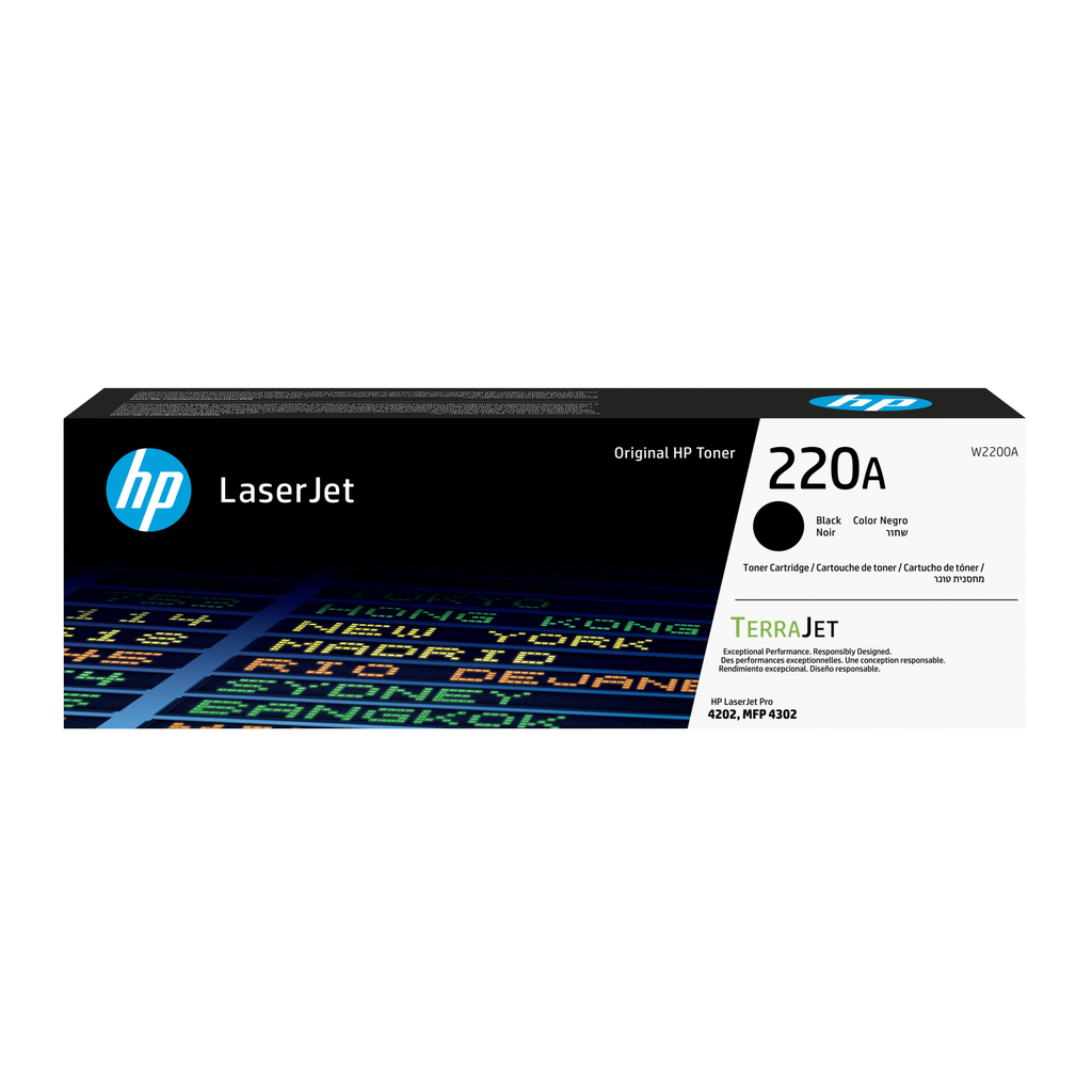 Toner HP 220A / W2200A noir, 2 000 pages