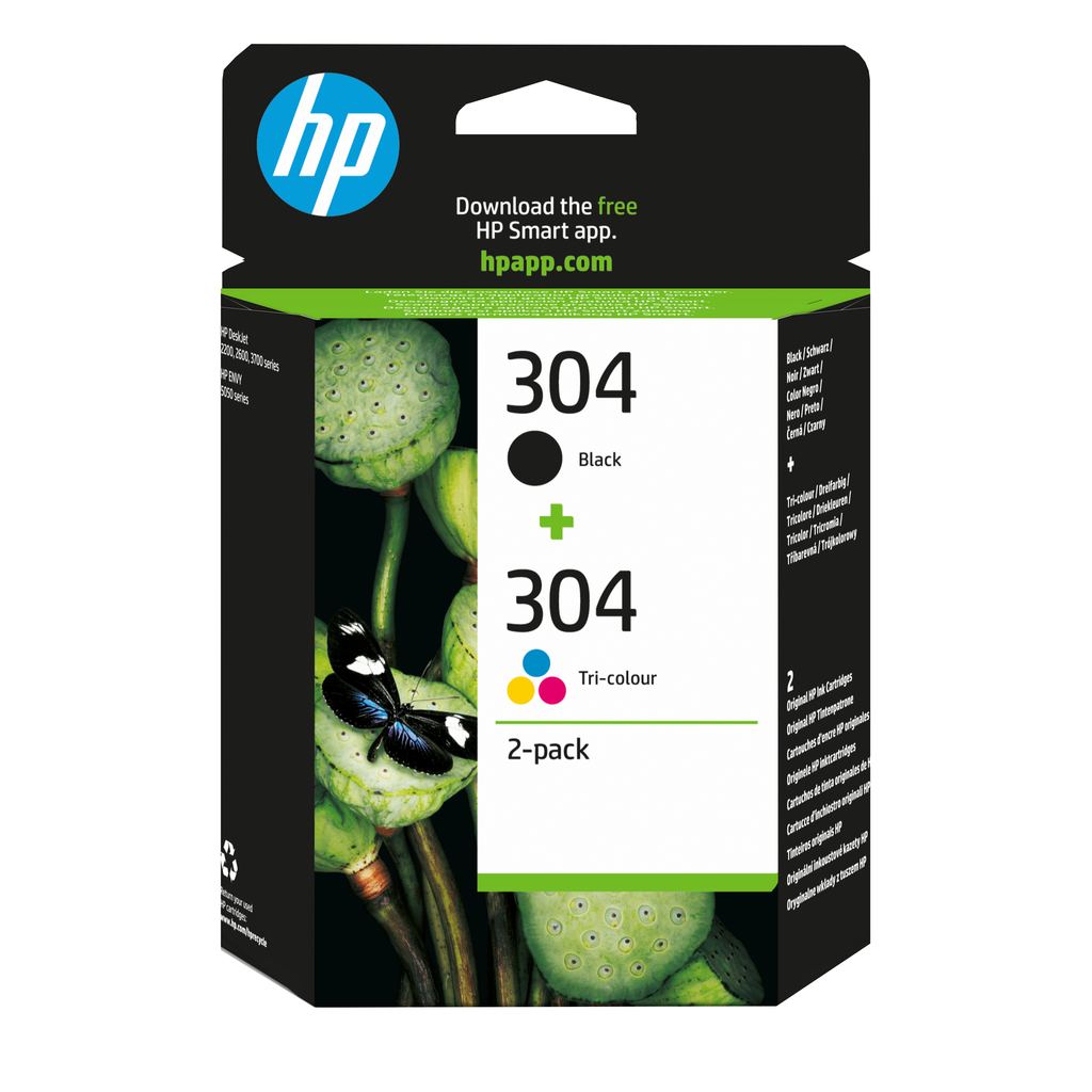 [3JB05AE] Pack HP 304 / 3JB05AE 4 couleurs, 120 pages