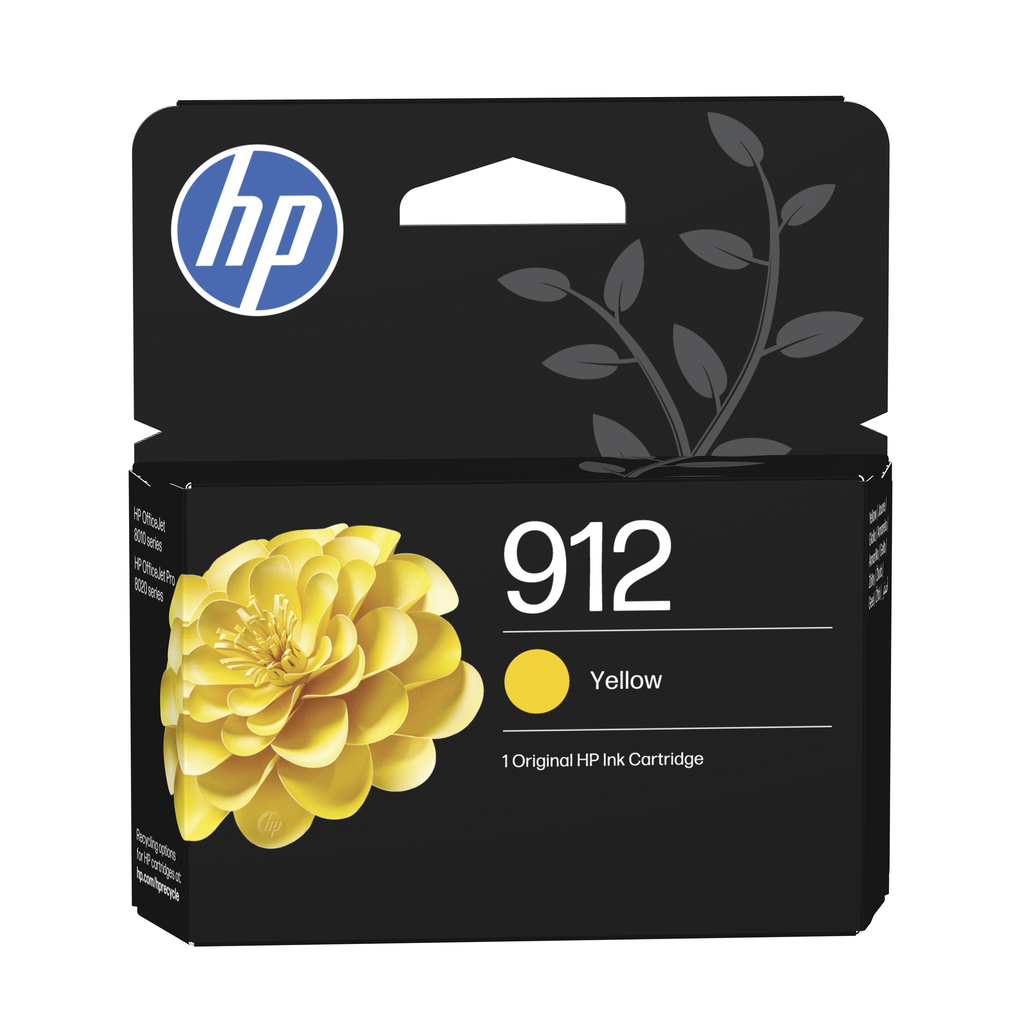 Tintenpatrone HP 912 / 3YL79AE Gelb, 315 Seiten
