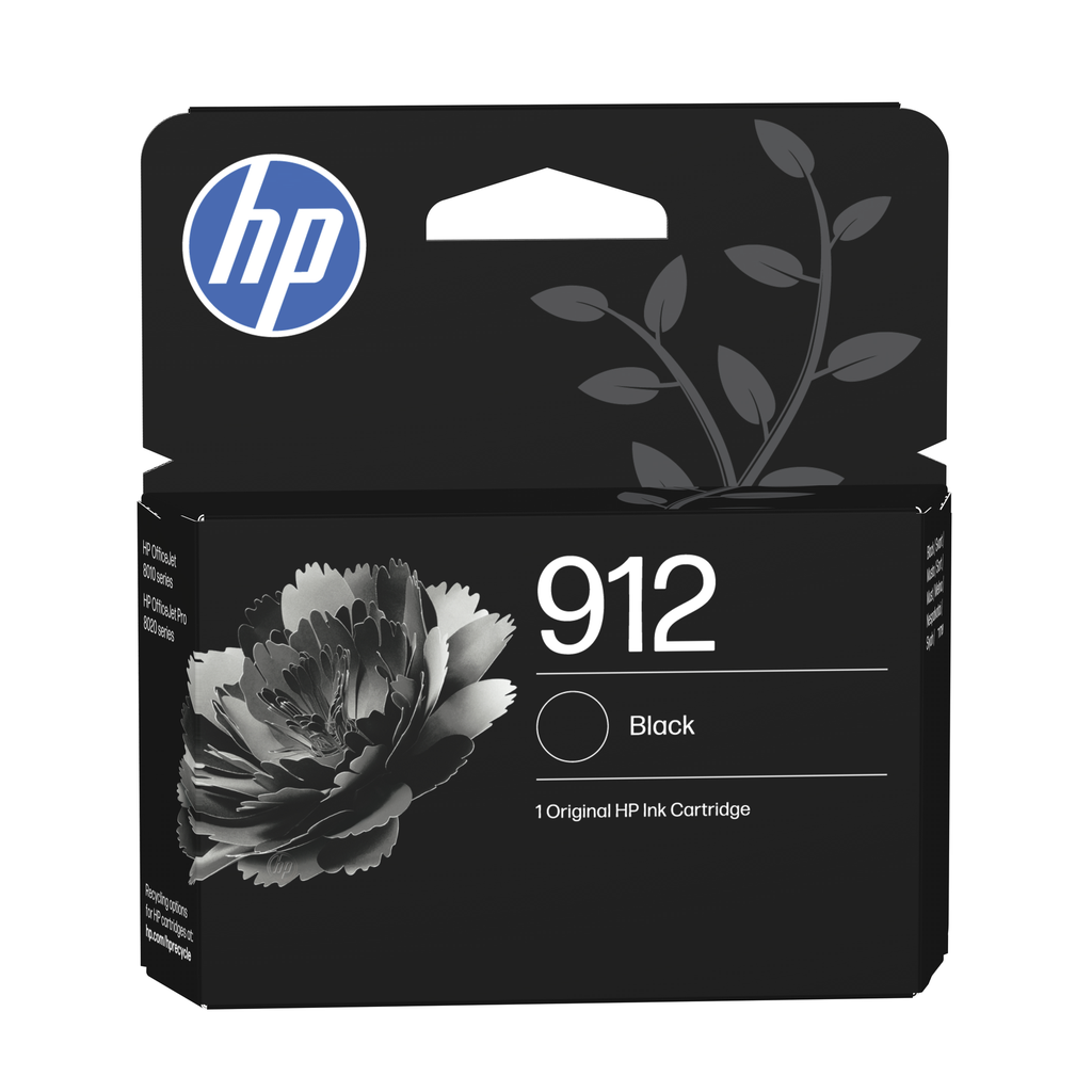 HP 912 / 3YL80AE black ink cartridge, 250 pages