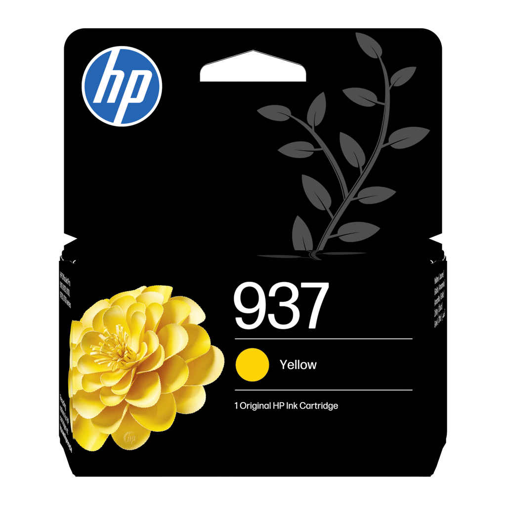 Cartouche d'encre HP 937 / 4S6W4NE jaune, 800 pages