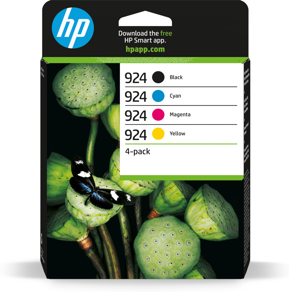 Multipack HP 924 / 6C3Z1NE 4 Farben, 500 Seiten