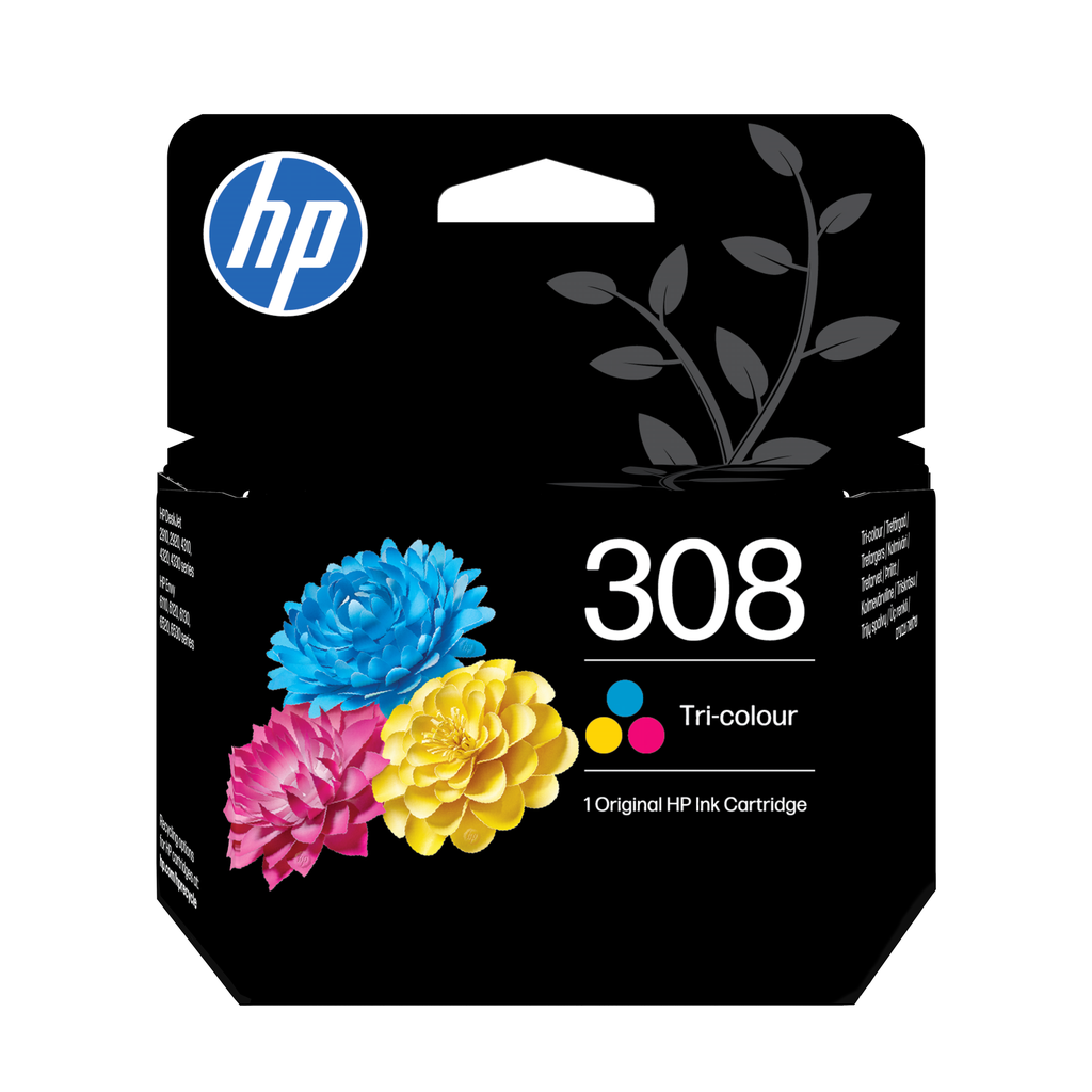 [7FP20UE] Tintenpatrone HP 308 / 7FP20UE Dreifarbig, 500 Seiten
