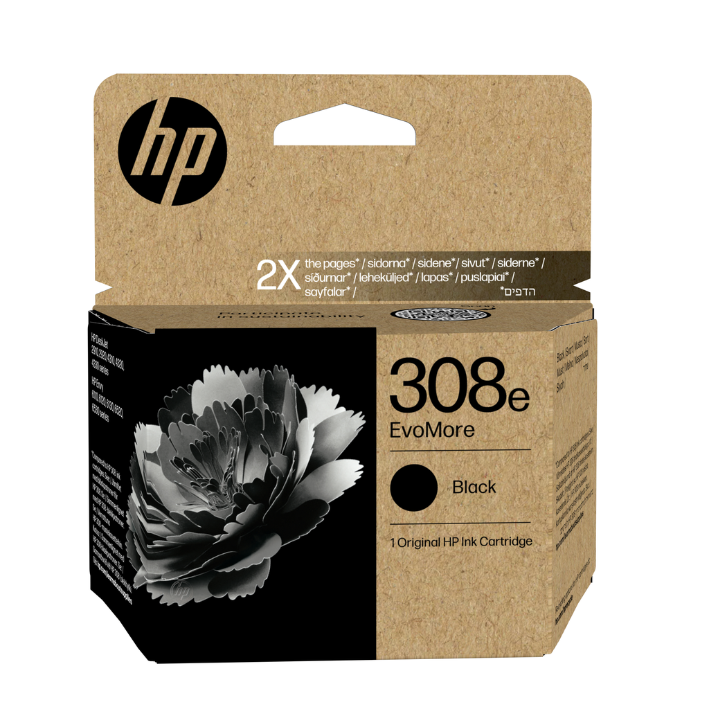 [7FP22UE] HP 308E / 7FP22UE black ink cartridge, 320 pages