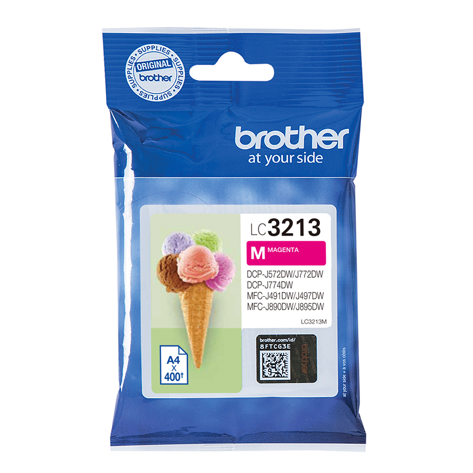 Brother Tintenpatrone LC-3213M / LC3213M Magenta XL, 400 Seiten