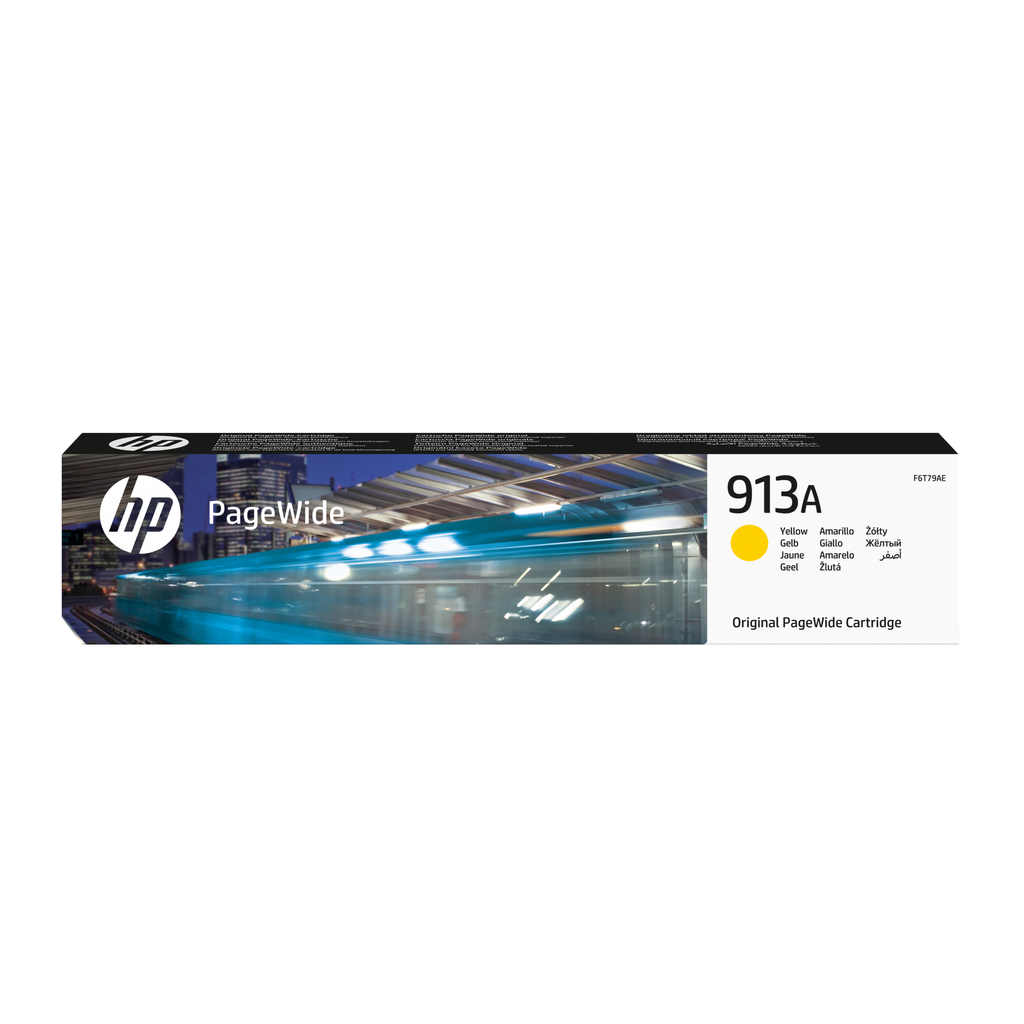 HP 913A / F6T79AE yellow ink cartridge, 3,000 pages
