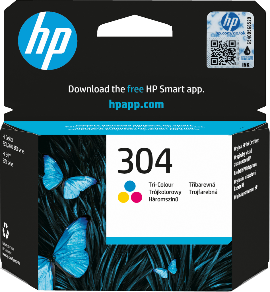 [N9K05AE] Tintenpatrone HP 304 / N9K05AE Dreifarbig, 100 Seiten