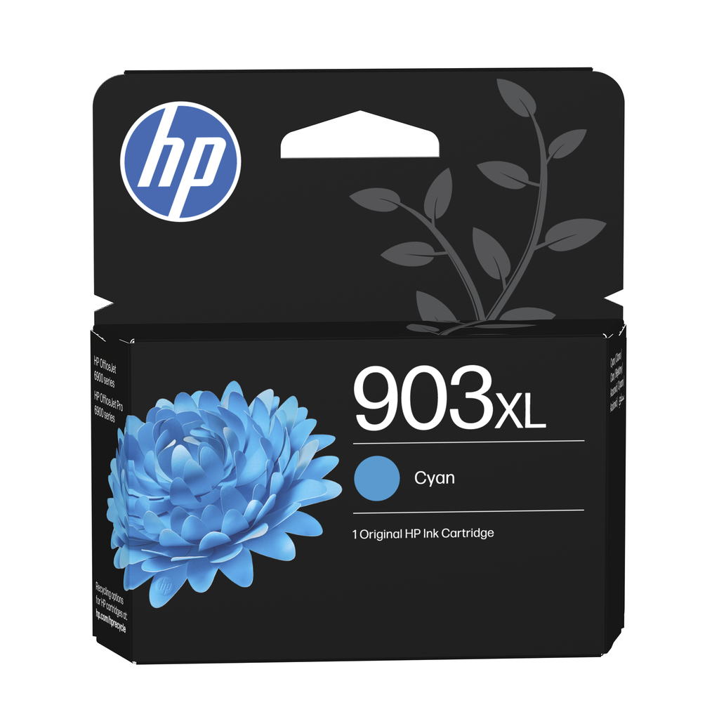 HP 903XL / T6M03AE cyan XL ink cartridge, 750 pages