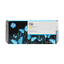HP 738 / 676M8A yellow ink cartridge, 300 ml