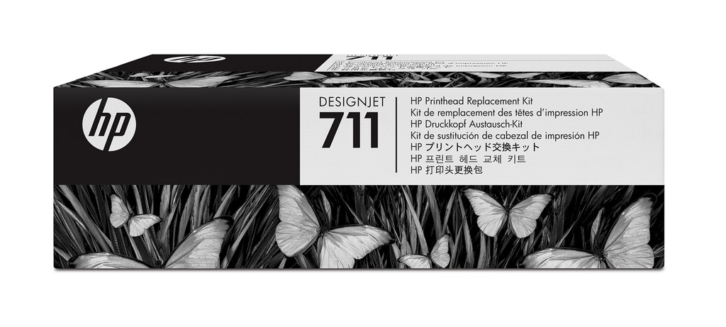 [C1Q10A] Druckkopf HP 711 / C1Q10A 4 Farben