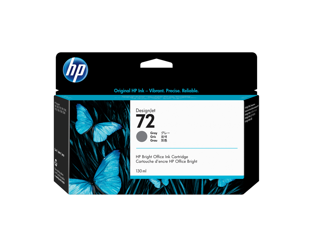 Tintenpatrone HP 72 / C9374A Grau, 130 ml