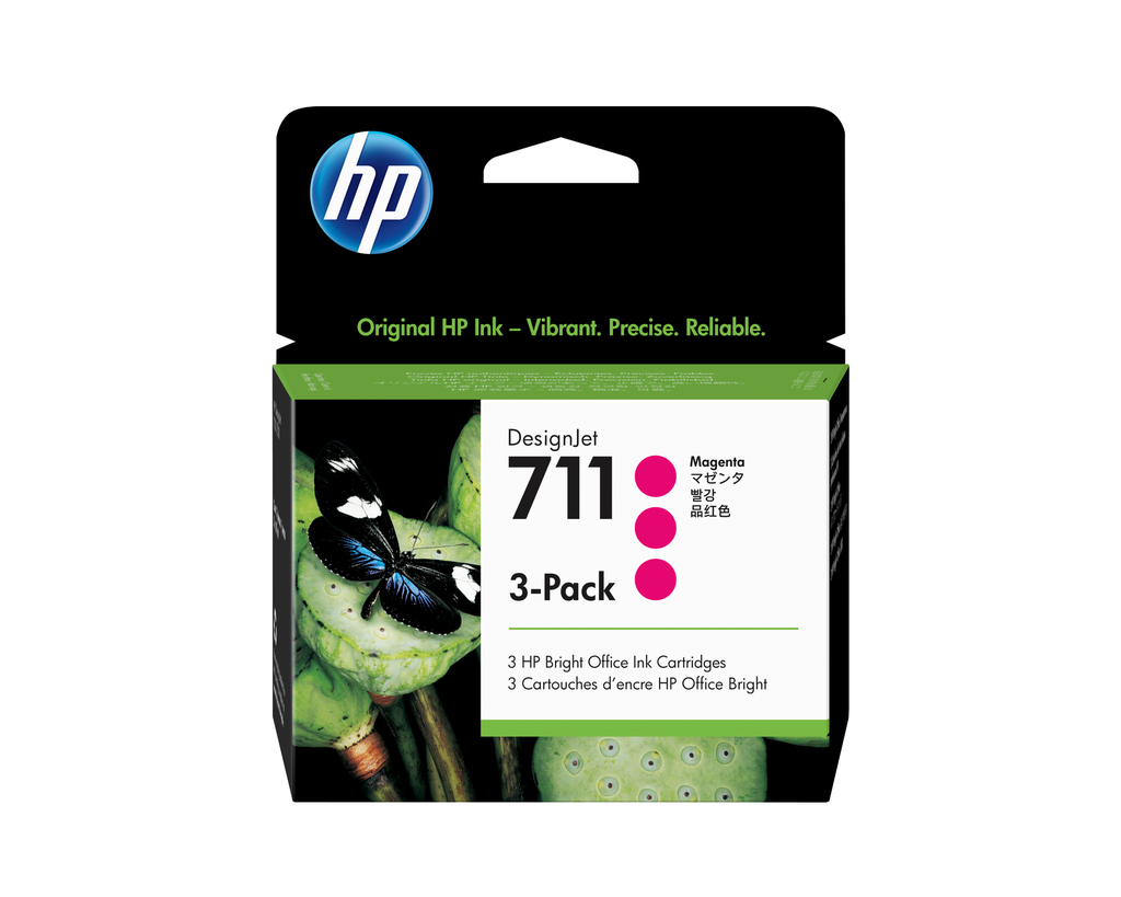 [CZ135A] HP 711 / CZ135A magenta ink cartridge, 29 ml (3-pack)