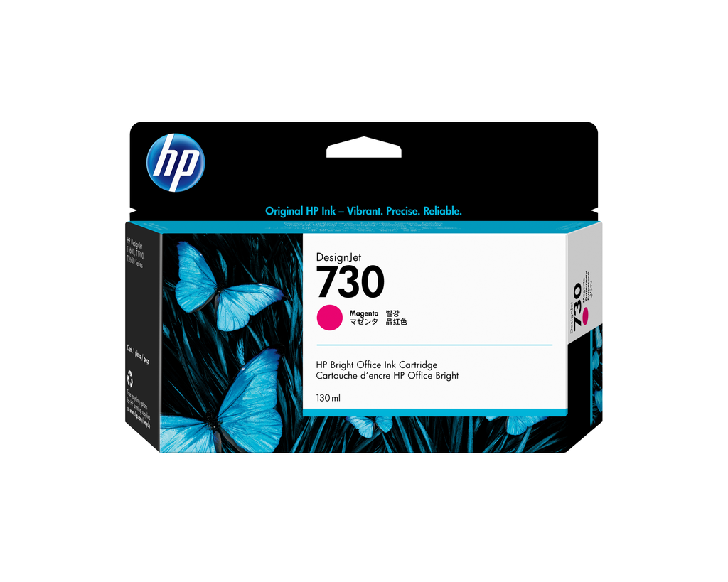 Tintenpatrone HP 730 / P2V63A Magenta, 130 ml