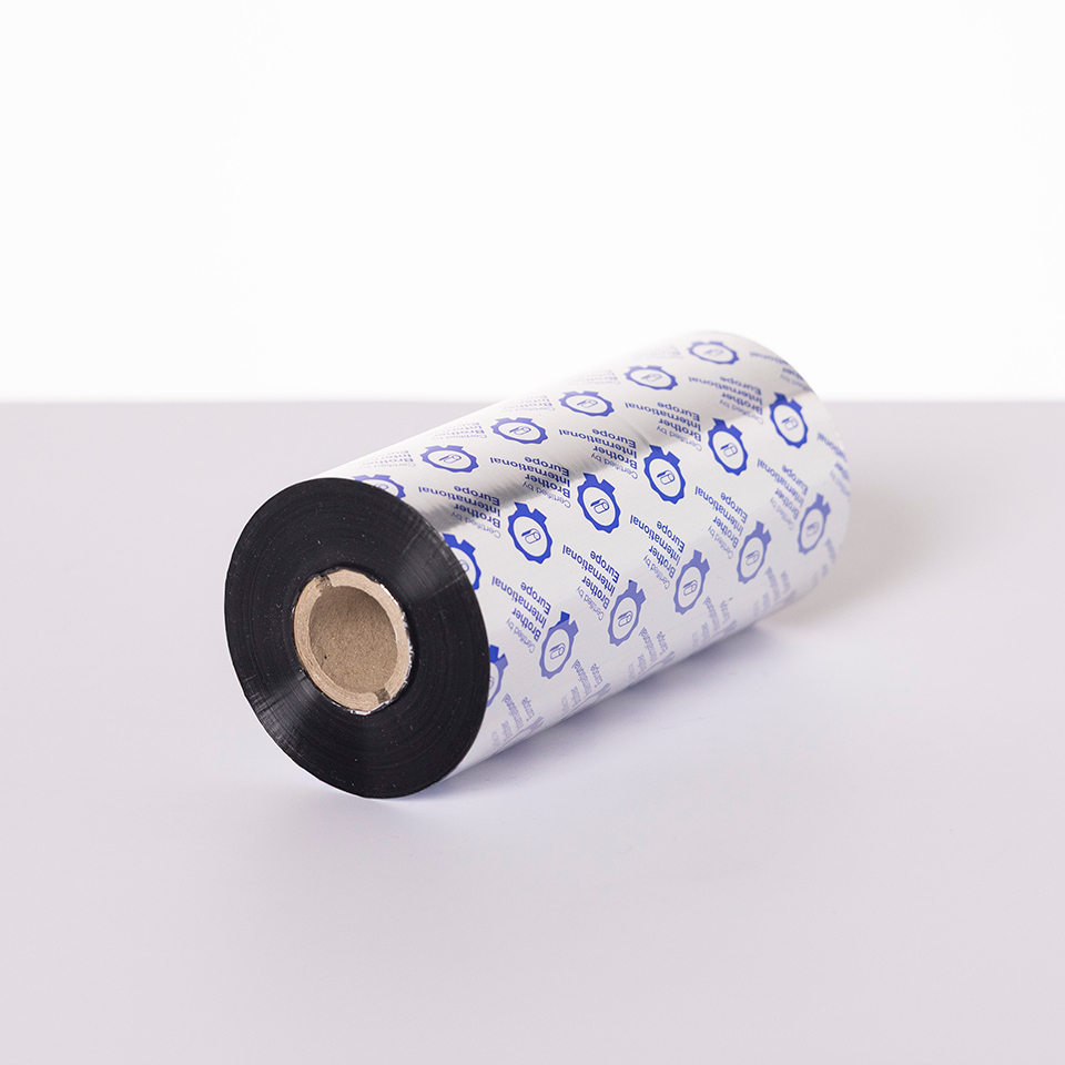 Ruban encreur Brother BWS-1D450-154 cire standard, 154 mm x 450 m, lot de 5