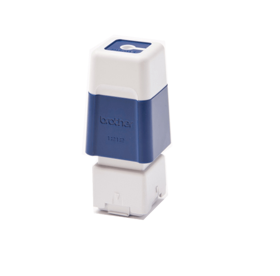 [PR1212E6P] Tampons Brother PR1212E6P 12 x 12 mm bleu, lot de 6