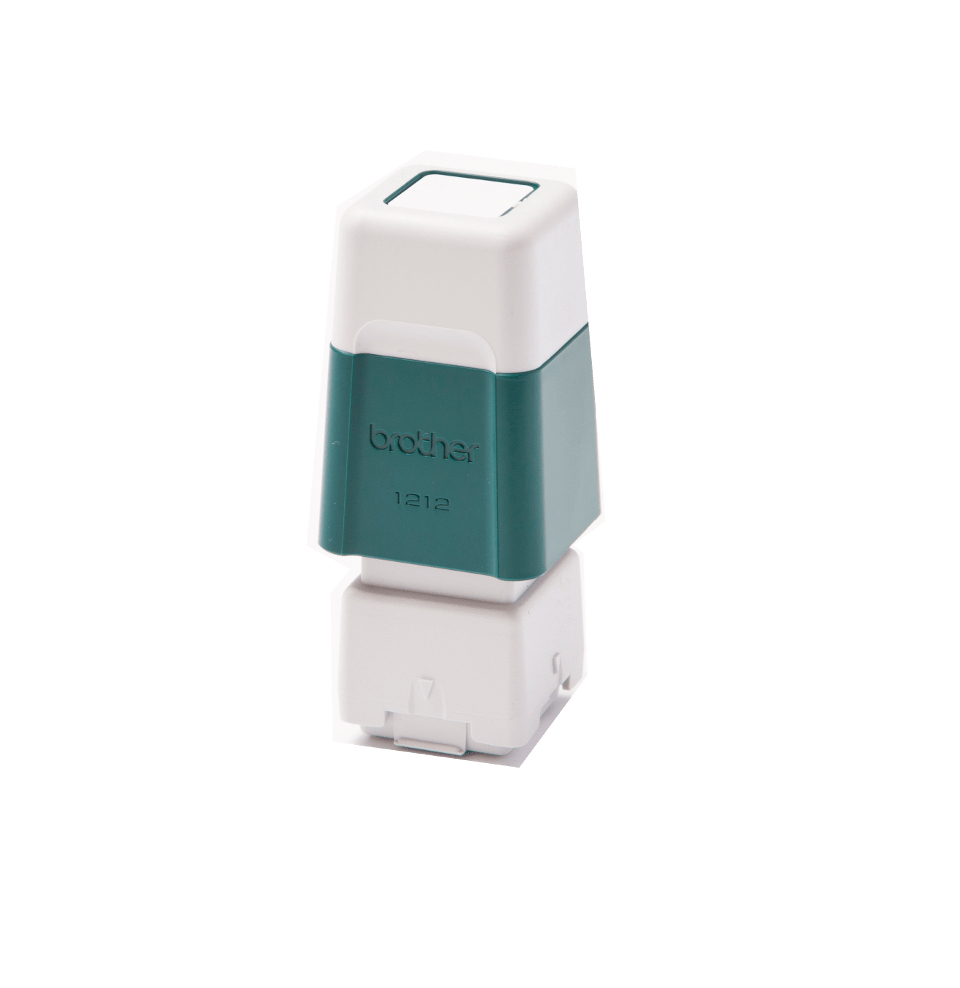 Brother PR1212G6P Fertigstempel 12 x 12 mm grün, 6er-Pack