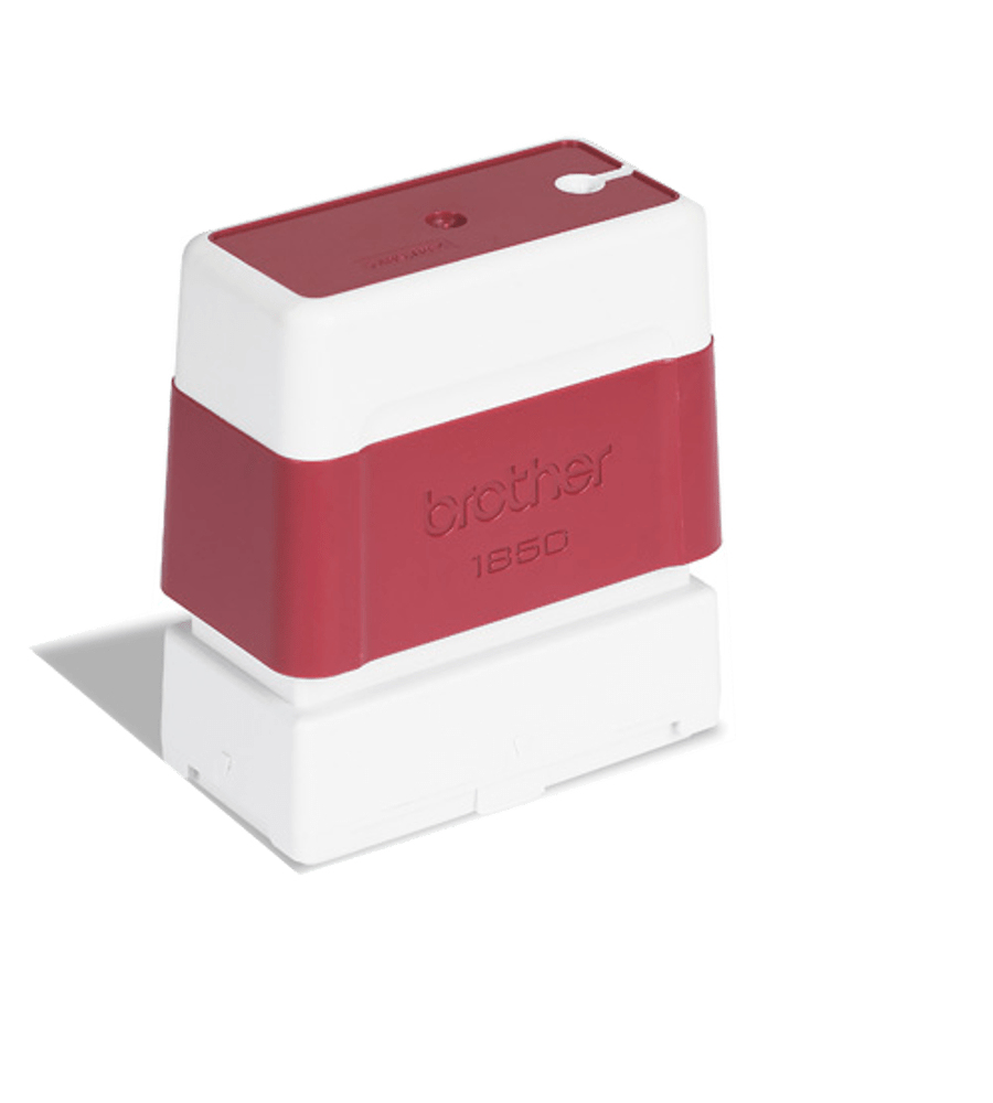 [PR1850R6P] Brother PR1850R6P pre-inked stamps 18 x 50 mm red, pack of 6