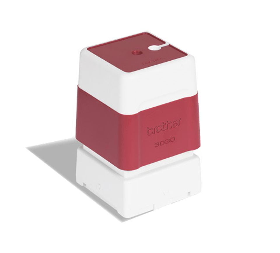 [PR3030R6P] Tampons Brother PR3030R6P 30 x 30 mm rouge, lot de 6