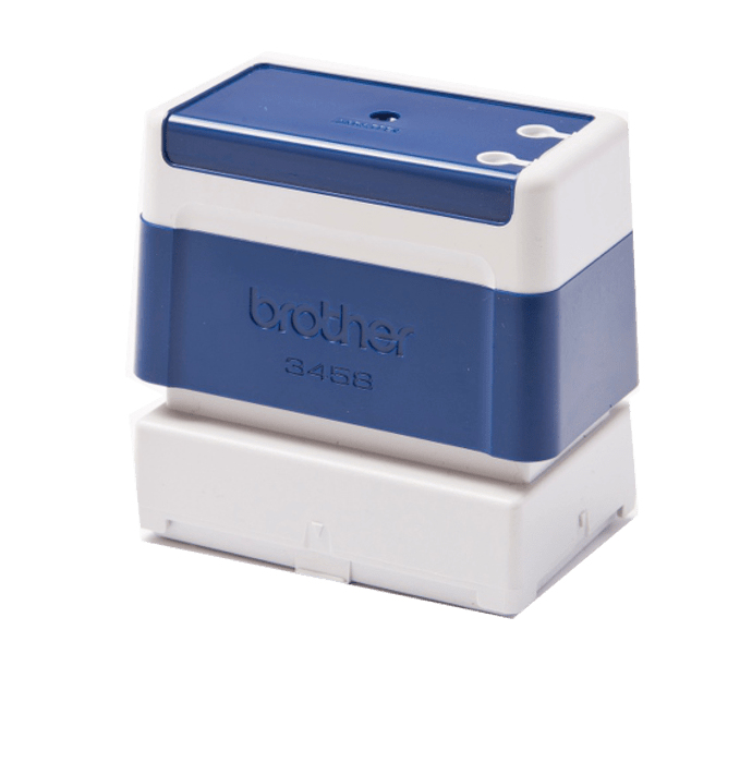 [PR3458E6P] Brother PR3458E6P Fertigstempel 34 x 58 mm blau, 6er-Pack
