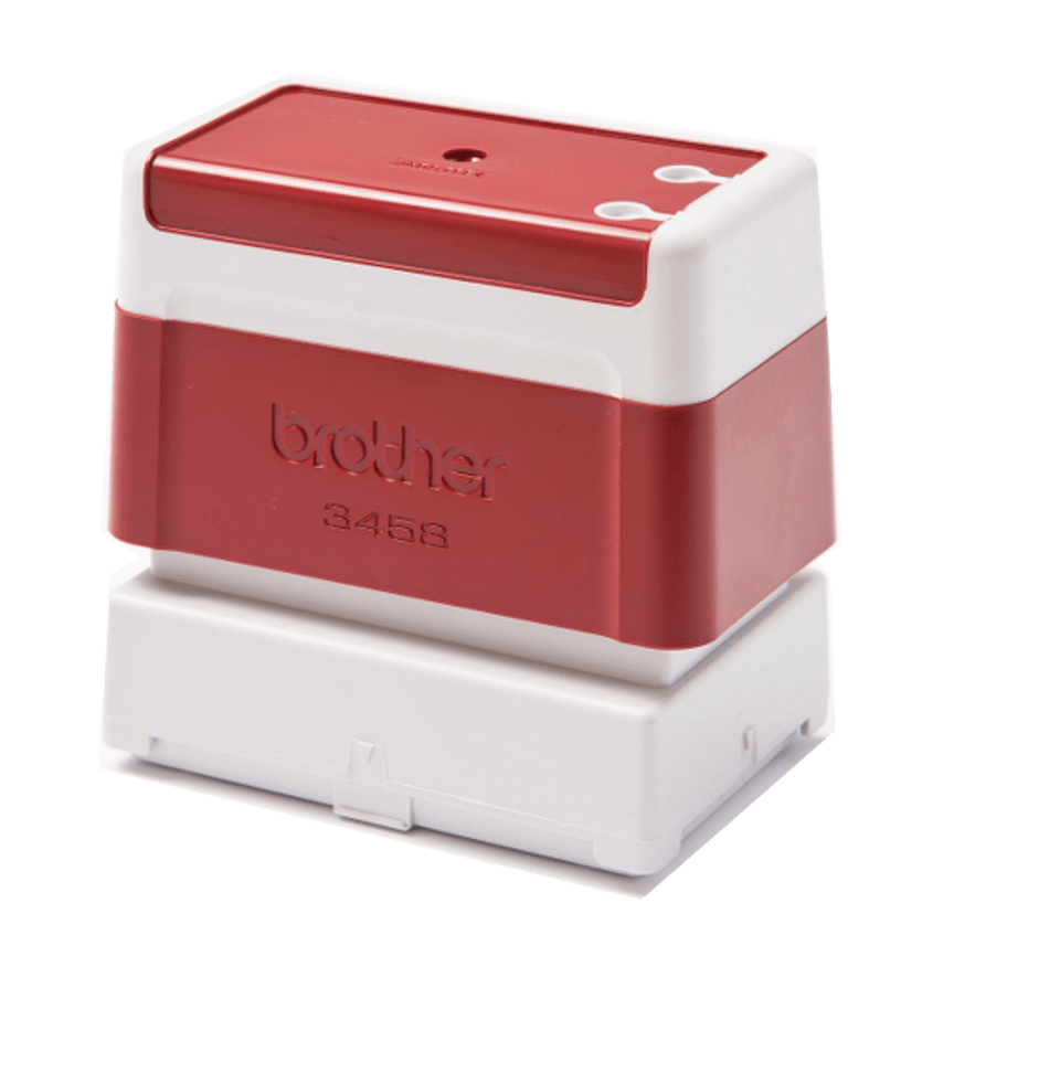 [PR3458R6P] Brother PR3458R6P Fertigstempel 34 x 58 mm rot, 6er-Pack