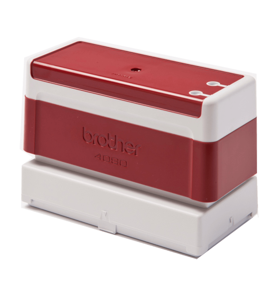 Brother PR4090R6P Fertigstempel 40 x 90 mm rot, 6er-Pack